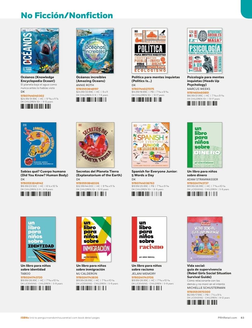 Penguin Random House Retail Libros en Español 2026 Catalog Weekly Ad January 1 - December 31, 2026