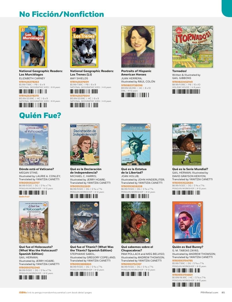 Penguin Random House Retail Libros en Español 2026 Catalog Weekly Ad January 1 - December 31, 2026