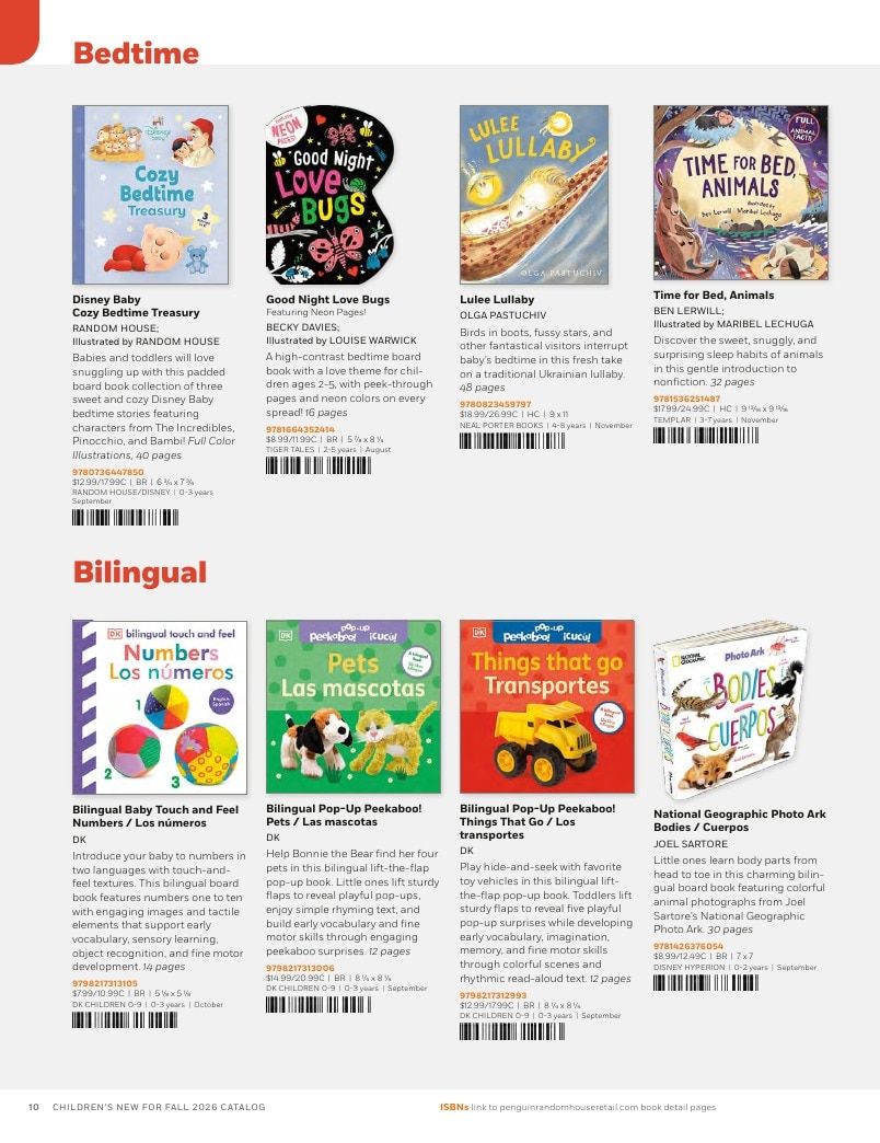 Penguin Random House Retail PRH Special Markets New for Fall 2026 Children’s Catalog Weekly Ad January 1 - December 31, 2026