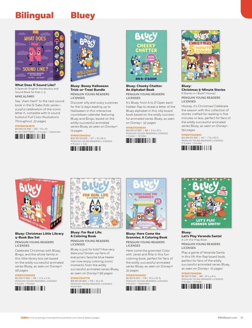 Penguin Random House Retail PRH Special Markets New for Fall 2026 Children’s Catalog Weekly Ad January 1 - December 31, 2026
