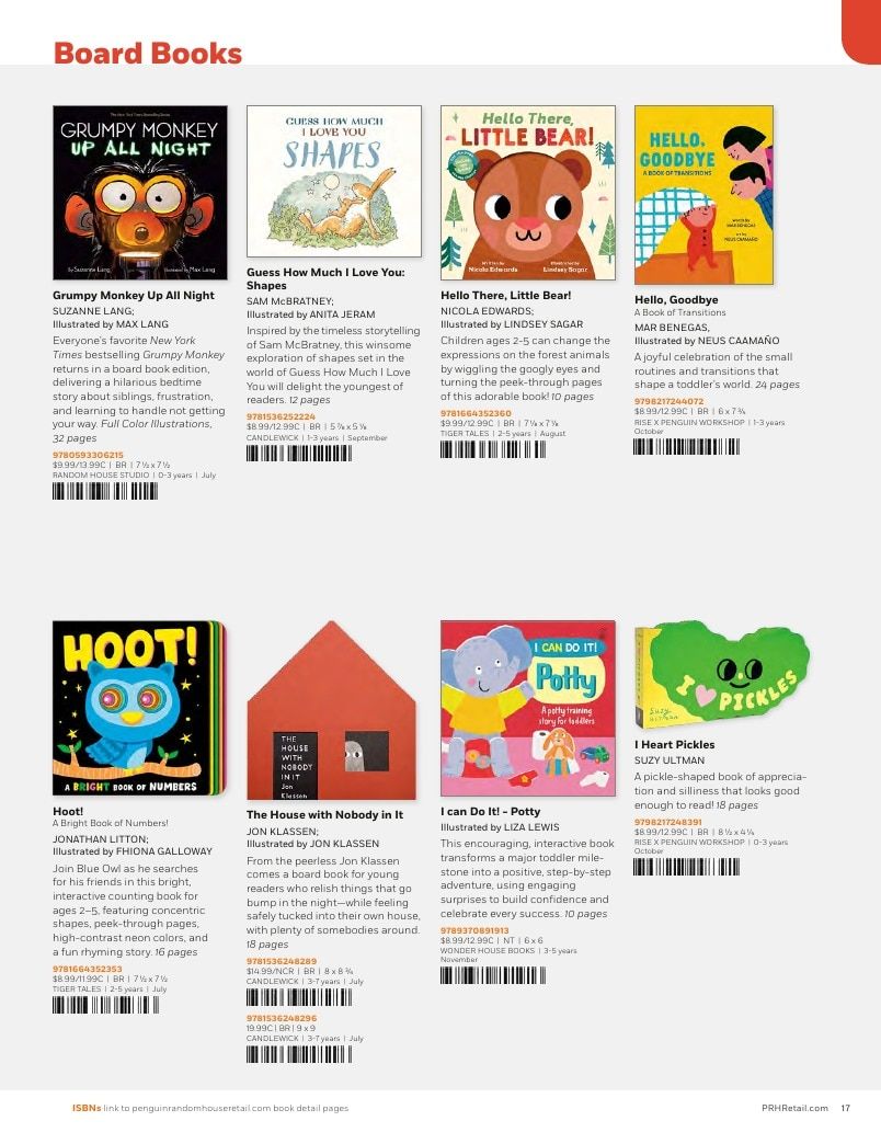 Penguin Random House Retail PRH Special Markets New for Fall 2026 Children’s Catalog Weekly Ad January 1 - December 31, 2026