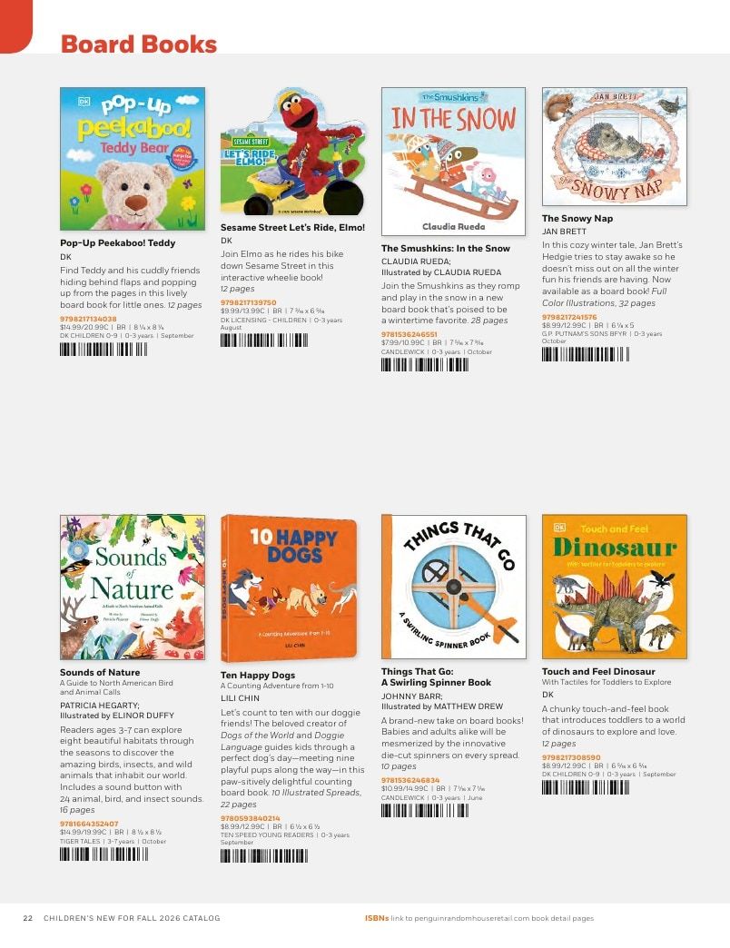Penguin Random House Retail PRH Special Markets New for Fall 2026 Children’s Catalog Weekly Ad January 1 - December 31, 2026