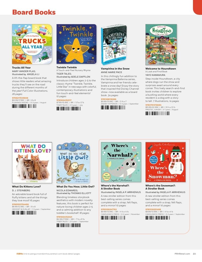 Penguin Random House Retail PRH Special Markets New for Fall 2026 Children’s Catalog Weekly Ad January 1 - December 31, 2026
