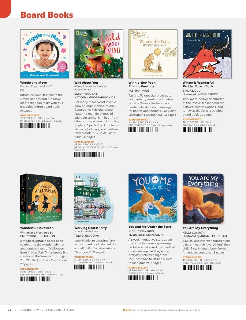 Penguin Random House Retail PRH Special Markets New for Fall 2026 Children’s Catalog Weekly Ad January 1 - December 31, 2026