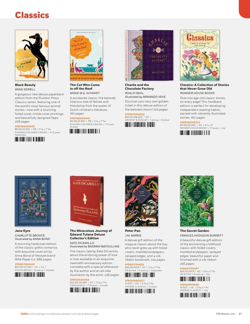 Penguin Random House Retail PRH Special Markets New for Fall 2026 Children’s Catalog Weekly Ad January 1 - December 31, 2026