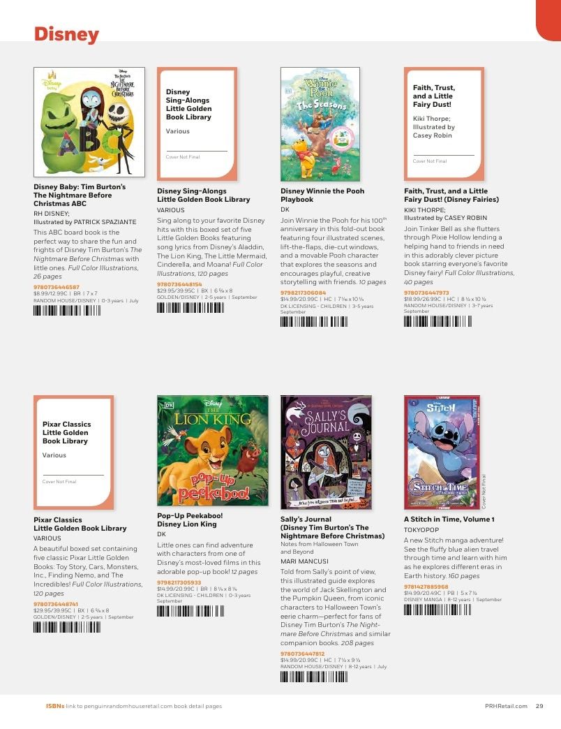Penguin Random House Retail PRH Special Markets New for Fall 2026 Children’s Catalog Weekly Ad January 1 - December 31, 2026
