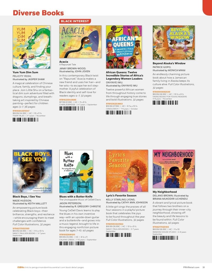 Penguin Random House Retail PRH Special Markets New for Fall 2026 Children’s Catalog Weekly Ad January 1 - December 31, 2026