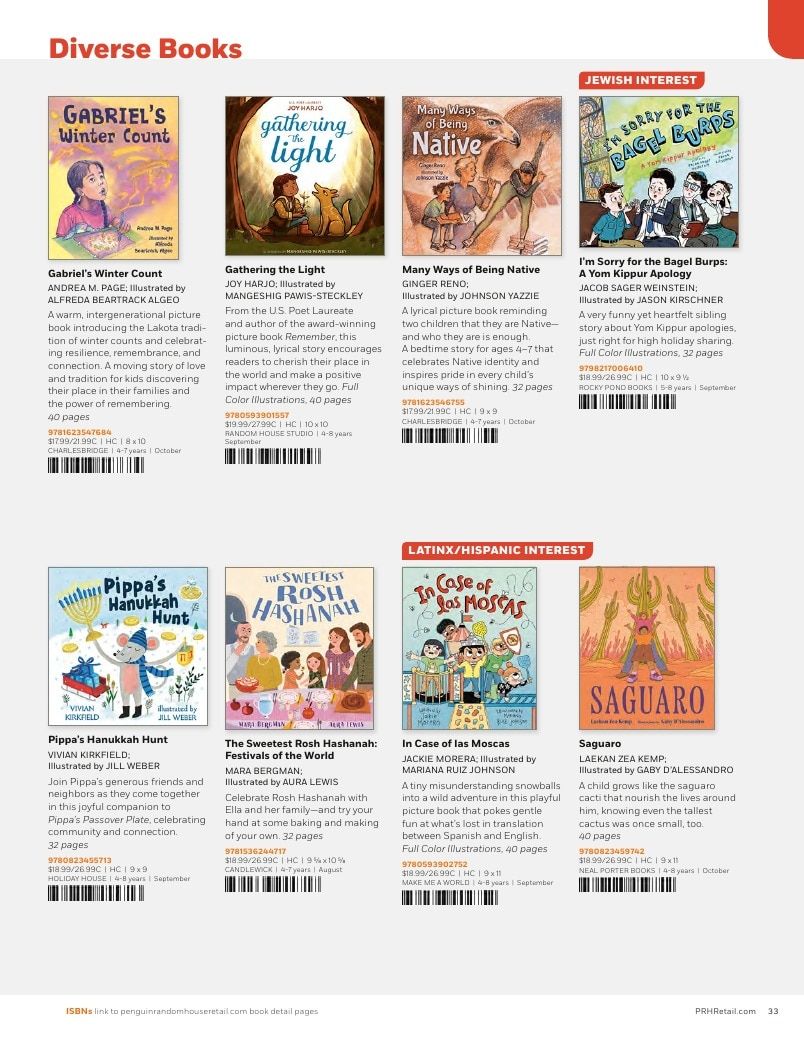 Penguin Random House Retail PRH Special Markets New for Fall 2026 Children’s Catalog Weekly Ad January 1 - December 31, 2026