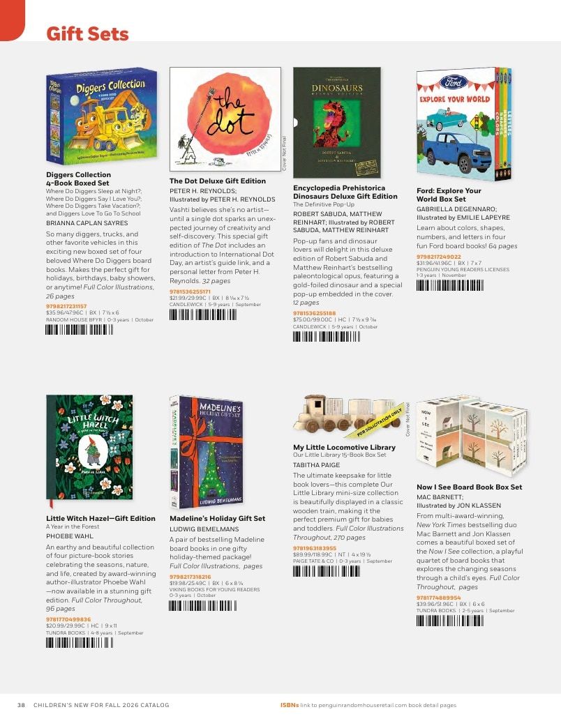 Penguin Random House Retail PRH Special Markets New for Fall 2026 Children’s Catalog Weekly Ad January 1 - December 31, 2026