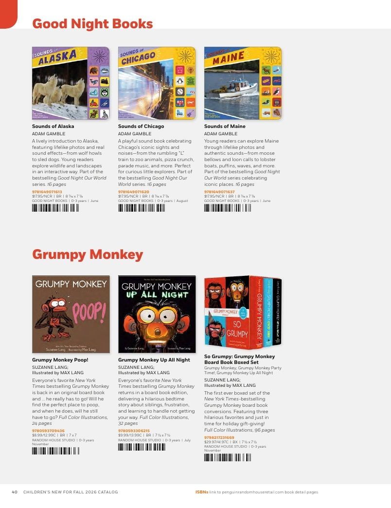 Penguin Random House Retail PRH Special Markets New for Fall 2026 Children’s Catalog Weekly Ad January 1 - December 31, 2026