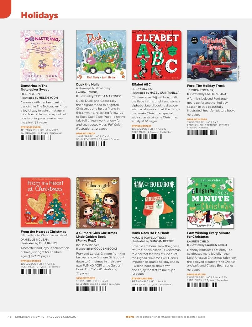 Penguin Random House Retail PRH Special Markets New for Fall 2026 Children’s Catalog Weekly Ad January 1 - December 31, 2026