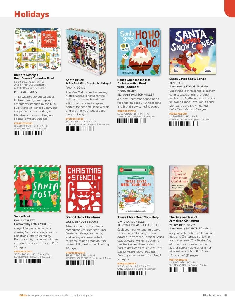 Penguin Random House Retail PRH Special Markets New for Fall 2026 Children’s Catalog Weekly Ad January 1 - December 31, 2026