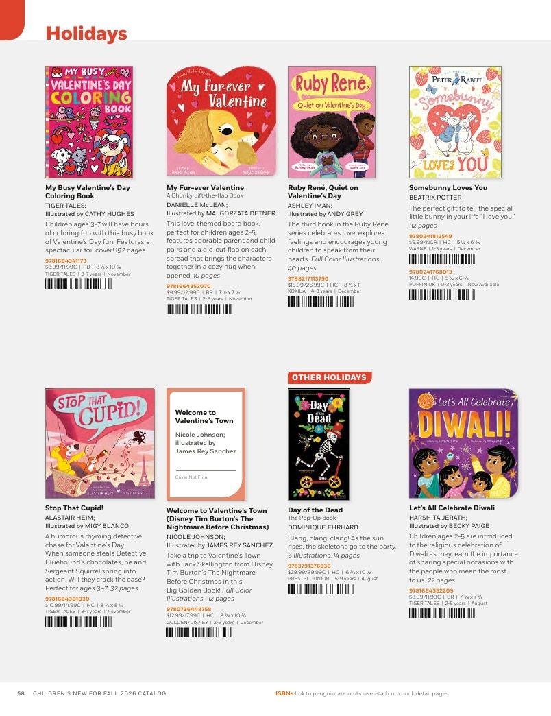 Penguin Random House Retail PRH Special Markets New for Fall 2026 Children’s Catalog Weekly Ad January 1 - December 31, 2026