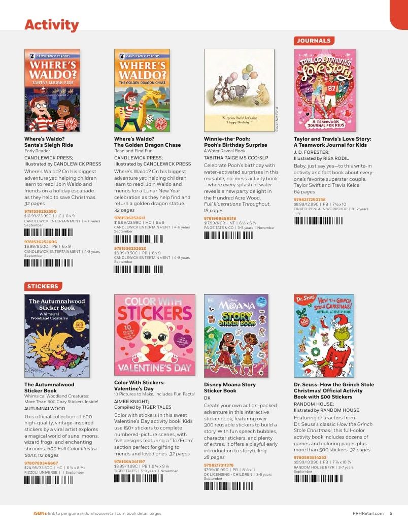 Penguin Random House Retail PRH Special Markets New for Fall 2026 Children’s Catalog Weekly Ad January 1 - December 31, 2026