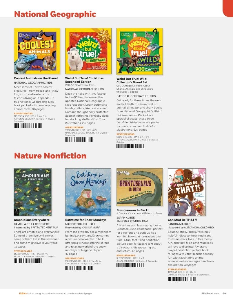 Penguin Random House Retail PRH Special Markets New for Fall 2026 Children’s Catalog Weekly Ad January 1 - December 31, 2026