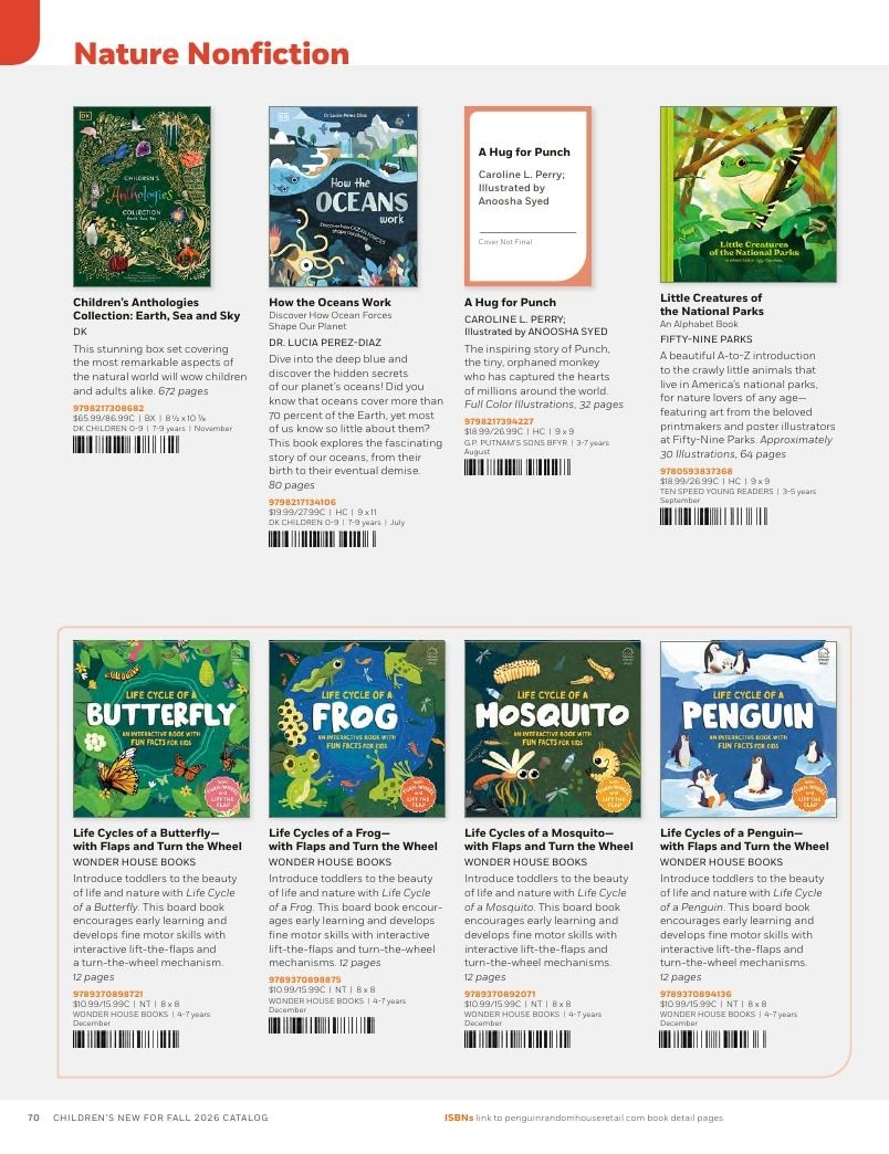 Penguin Random House Retail PRH Special Markets New for Fall 2026 Children’s Catalog Weekly Ad January 1 - December 31, 2026