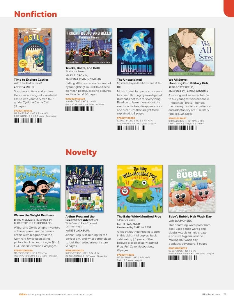 Penguin Random House Retail PRH Special Markets New for Fall 2026 Children’s Catalog Weekly Ad January 1 - December 31, 2026