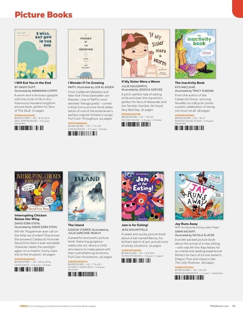 Penguin Random House Retail PRH Special Markets New for Fall 2026 Children’s Catalog Weekly Ad January 1 - December 31, 2026