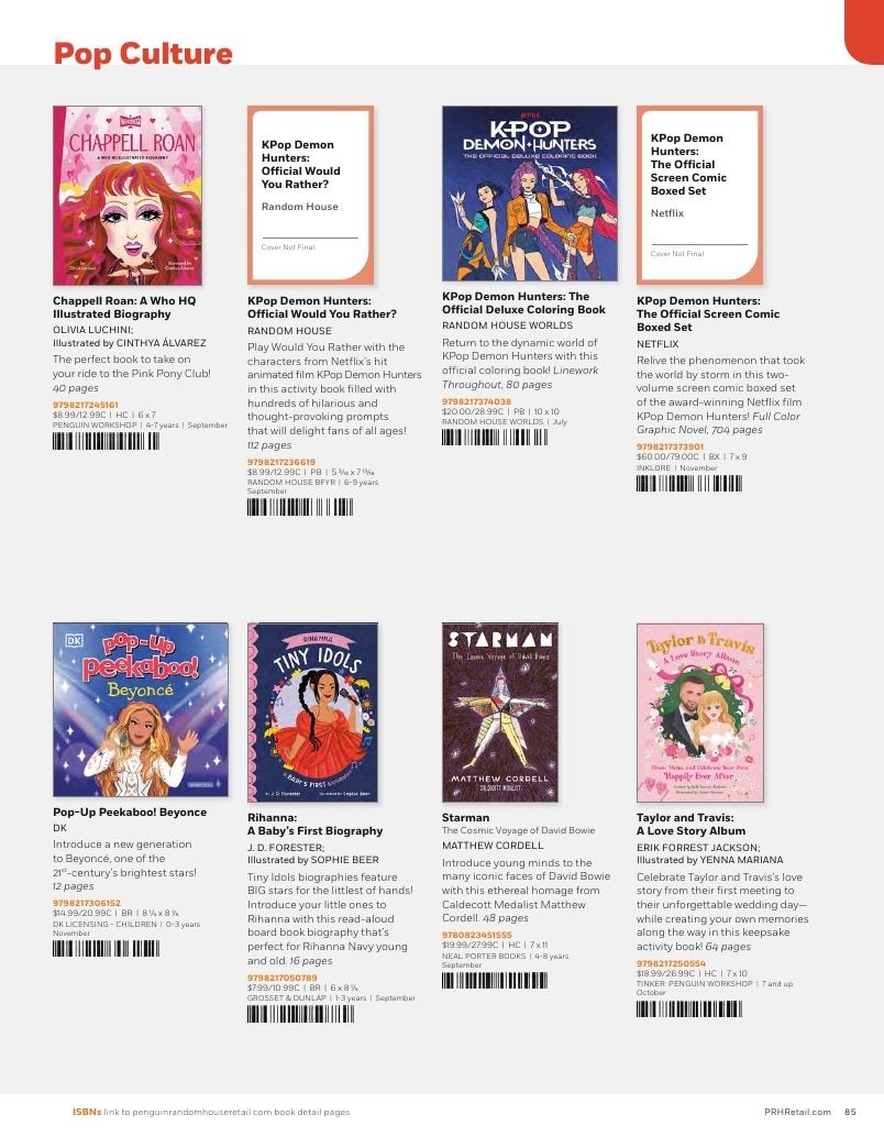 Penguin Random House Retail PRH Special Markets New for Fall 2026 Children’s Catalog Weekly Ad January 1 - December 31, 2026
