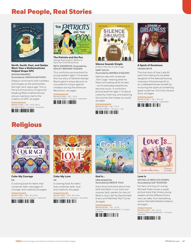 Penguin Random House Retail PRH Special Markets New for Fall 2026 Children’s Catalog Weekly Ad January 1 - December 31, 2026