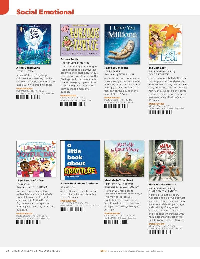 Penguin Random House Retail PRH Special Markets New for Fall 2026 Children’s Catalog Weekly Ad January 1 - December 31, 2026