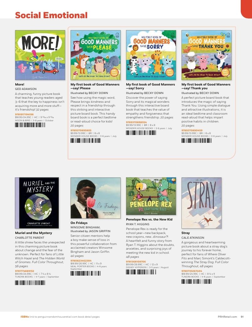 Penguin Random House Retail PRH Special Markets New for Fall 2026 Children’s Catalog Weekly Ad January 1 - December 31, 2026