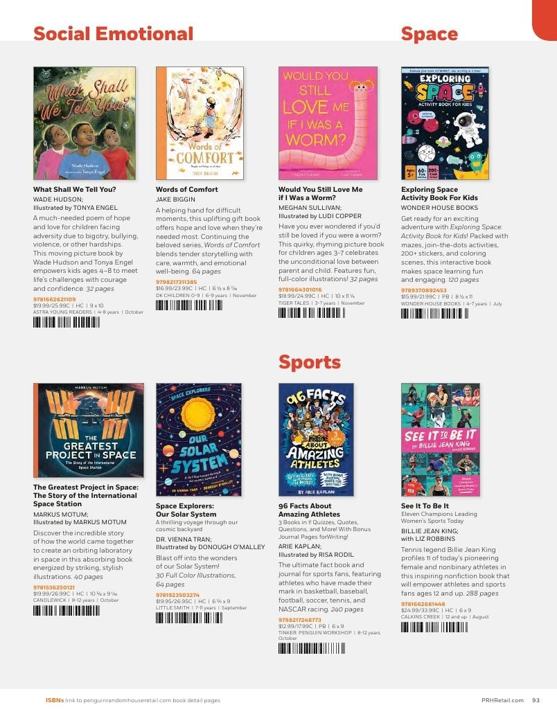 Penguin Random House Retail PRH Special Markets New for Fall 2026 Children’s Catalog Weekly Ad January 1 - December 31, 2026