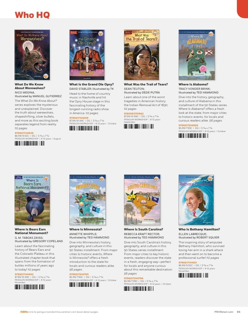 Penguin Random House Retail PRH Special Markets New for Fall 2026 Children’s Catalog Weekly Ad January 1 - December 31, 2026