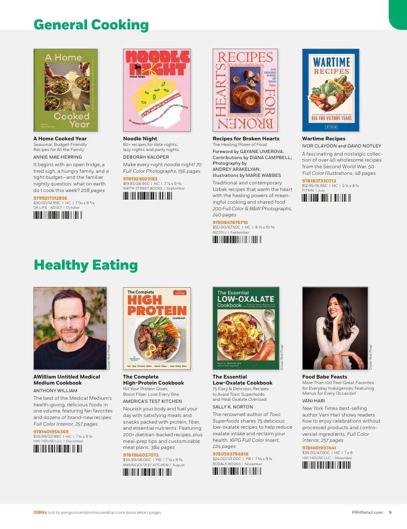 Penguin Random House Retail PRH Special Markets New for Fall 2026 Food & Drink Catalog Weekly Ad January 1 - December 31, 2026