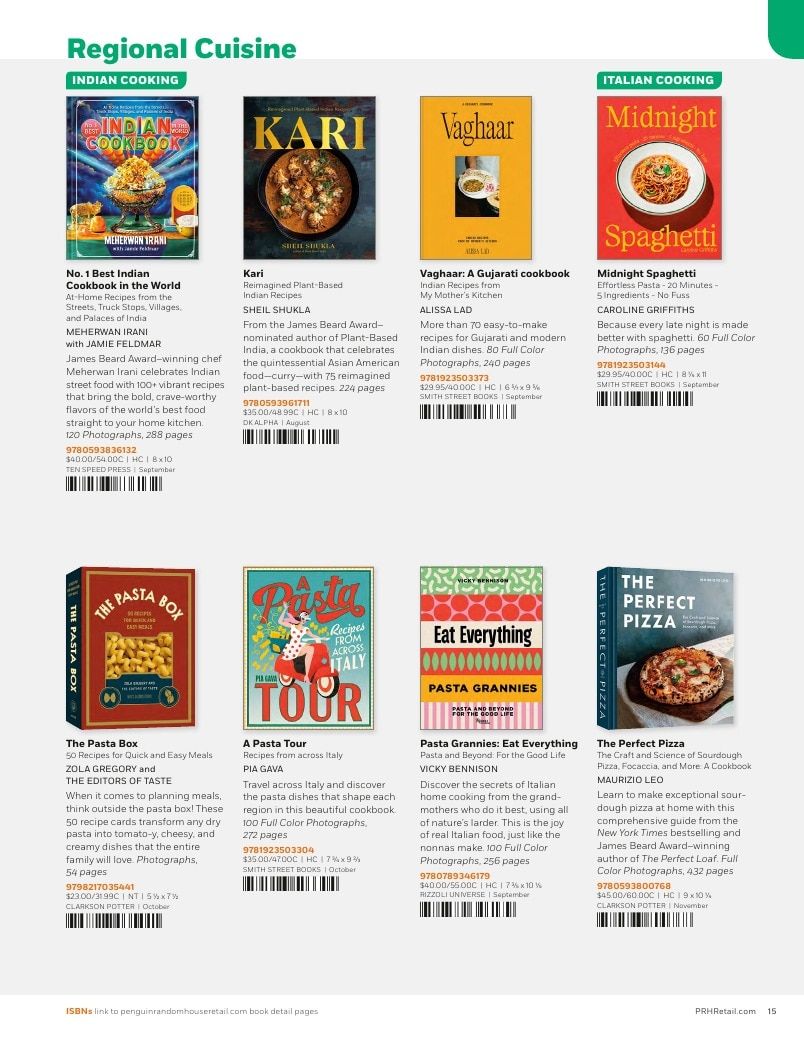 Penguin Random House Retail PRH Special Markets New for Fall 2026 Food & Drink Catalog Weekly Ad January 1 - December 31, 2026