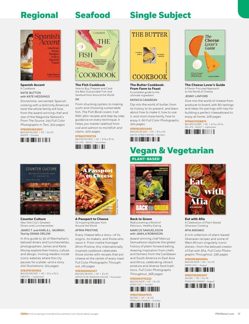 Penguin Random House Retail PRH Special Markets New for Fall 2026 Food & Drink Catalog Weekly Ad January 1 - December 31, 2026
