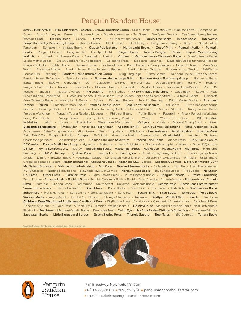 Penguin Random House Retail PRH Special Markets New for Fall 2026 Food & Drink Catalog Weekly Ad January 1 - December 31, 2026