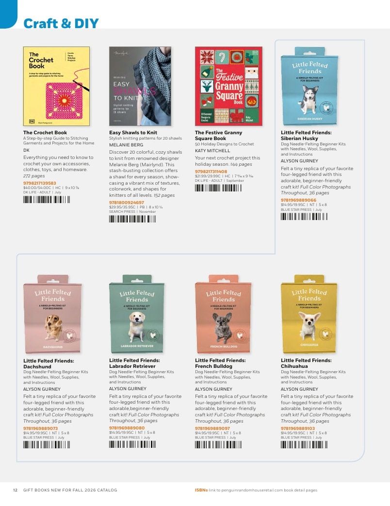 Penguin Random House Retail PRH Special Markets New for Fall 2026 Gift Books Catalog Weekly Ad January 1 - December 31, 2026