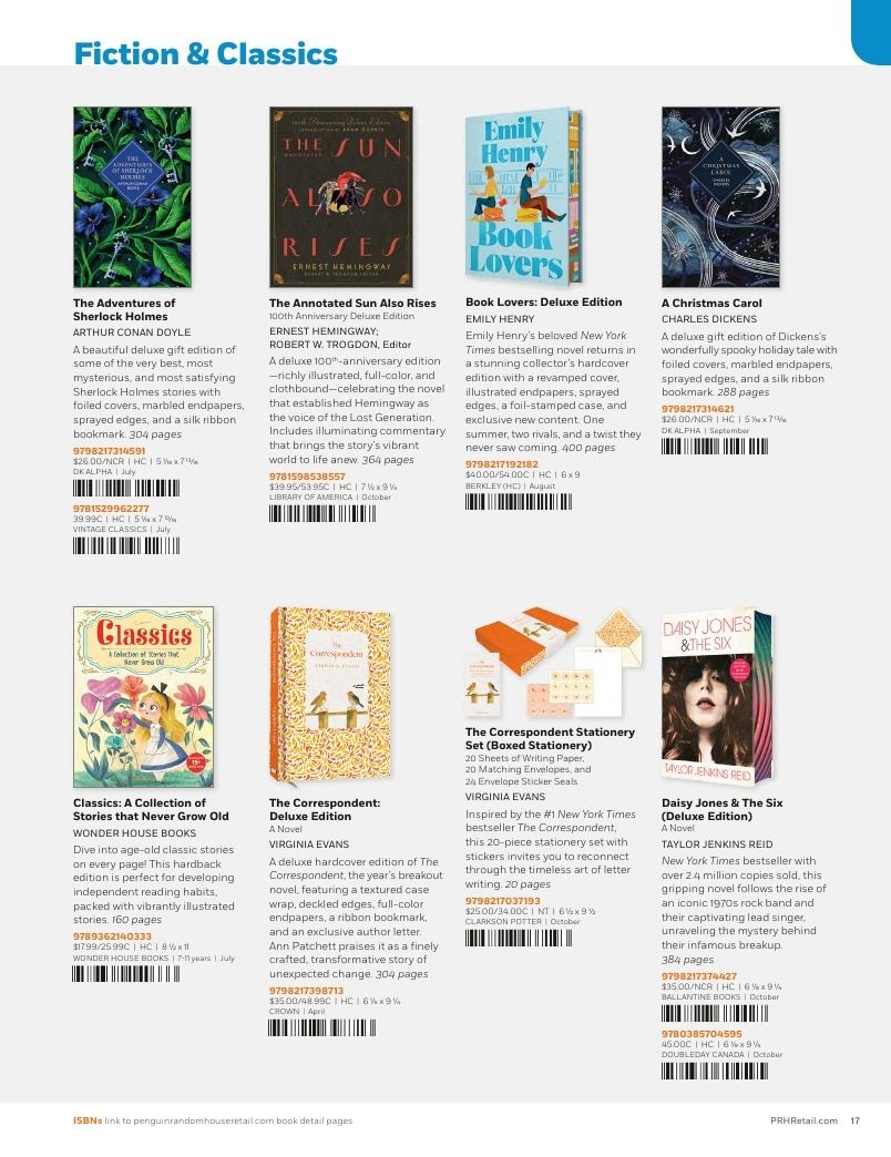 Penguin Random House Retail PRH Special Markets New for Fall 2026 Gift Books Catalog Weekly Ad January 1 - December 31, 2026