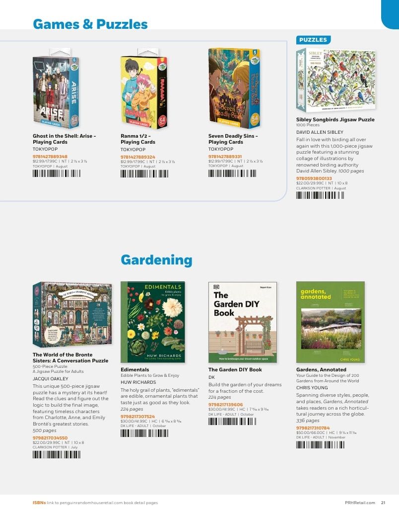 Penguin Random House Retail PRH Special Markets New for Fall 2026 Gift Books Catalog Weekly Ad January 1 - December 31, 2026