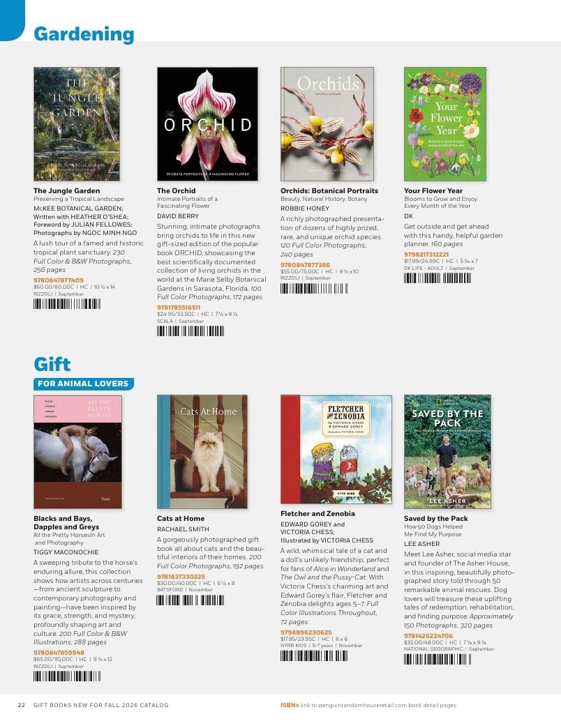 Penguin Random House Retail PRH Special Markets New for Fall 2026 Gift Books Catalog Weekly Ad January 1 - December 31, 2026