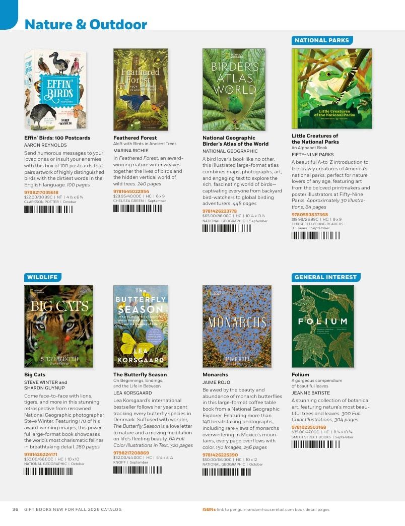 Penguin Random House Retail PRH Special Markets New for Fall 2026 Gift Books Catalog Weekly Ad January 1 - December 31, 2026