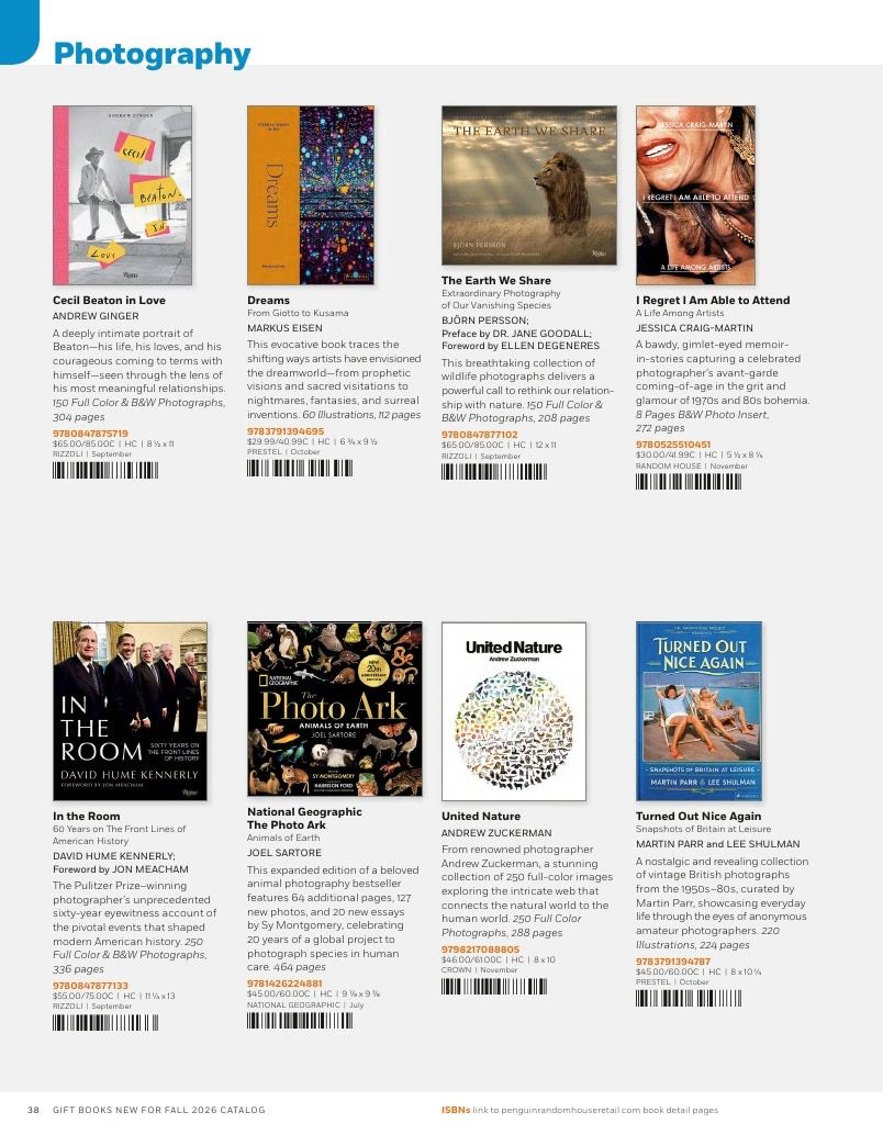 Penguin Random House Retail PRH Special Markets New for Fall 2026 Gift Books Catalog Weekly Ad January 1 - December 31, 2026