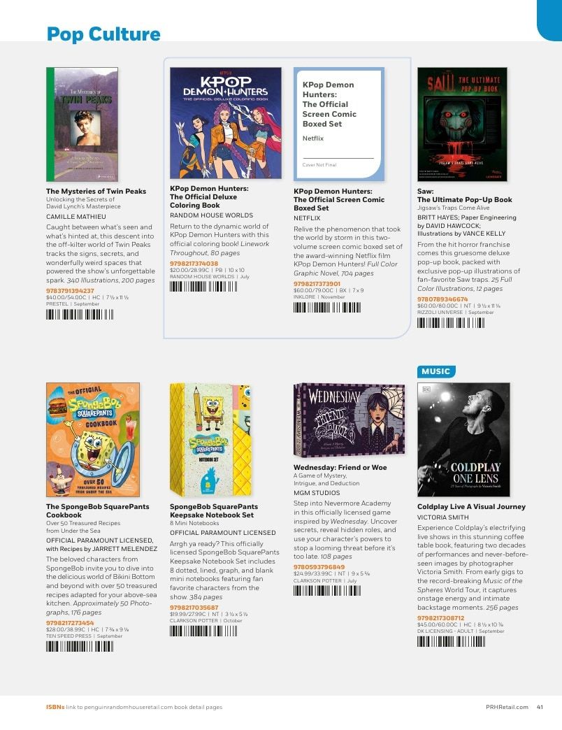 Penguin Random House Retail PRH Special Markets New for Fall 2026 Gift Books Catalog Weekly Ad January 1 - December 31, 2026