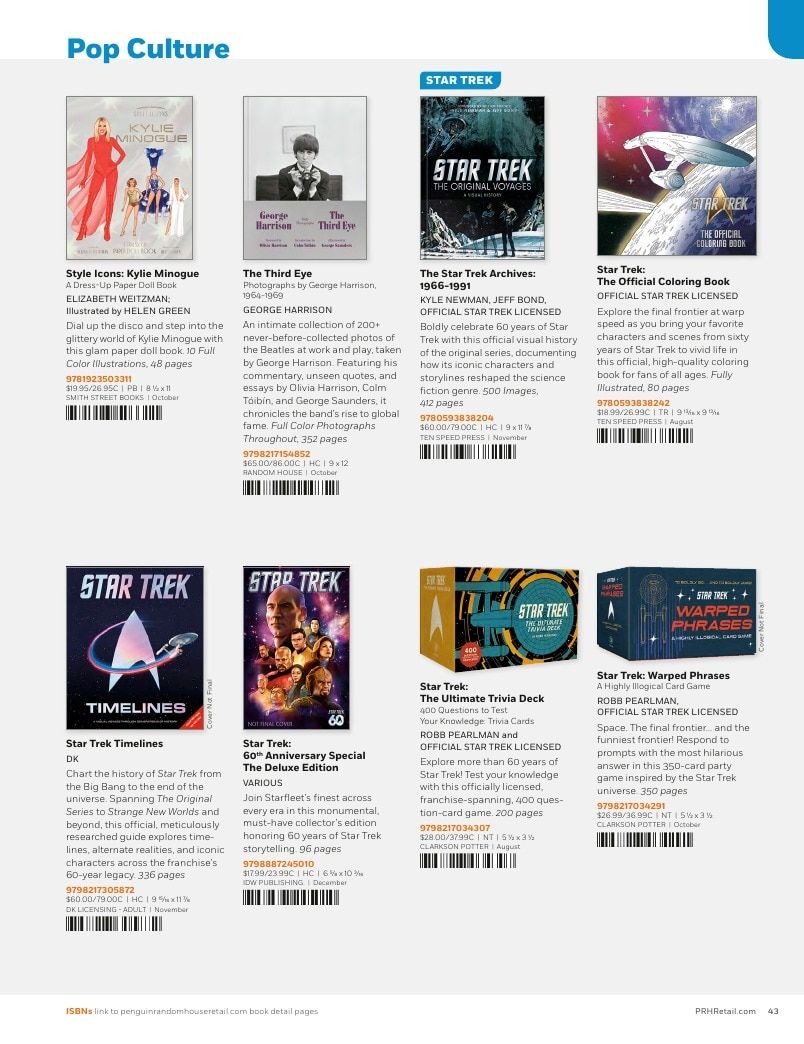 Penguin Random House Retail PRH Special Markets New for Fall 2026 Gift Books Catalog Weekly Ad January 1 - December 31, 2026