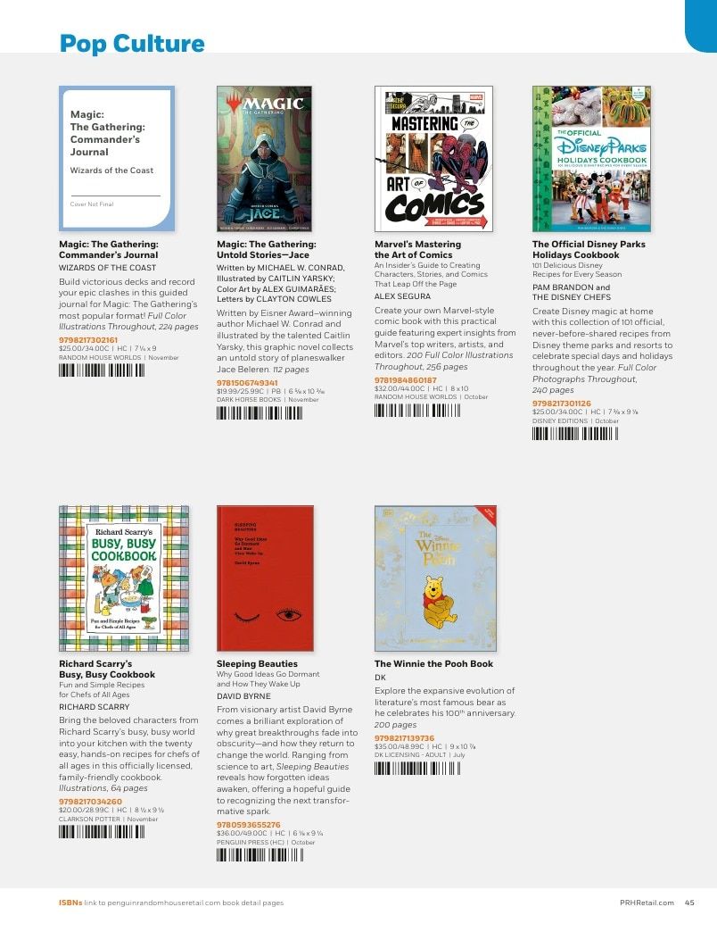 Penguin Random House Retail PRH Special Markets New for Fall 2026 Gift Books Catalog Weekly Ad January 1 - December 31, 2026