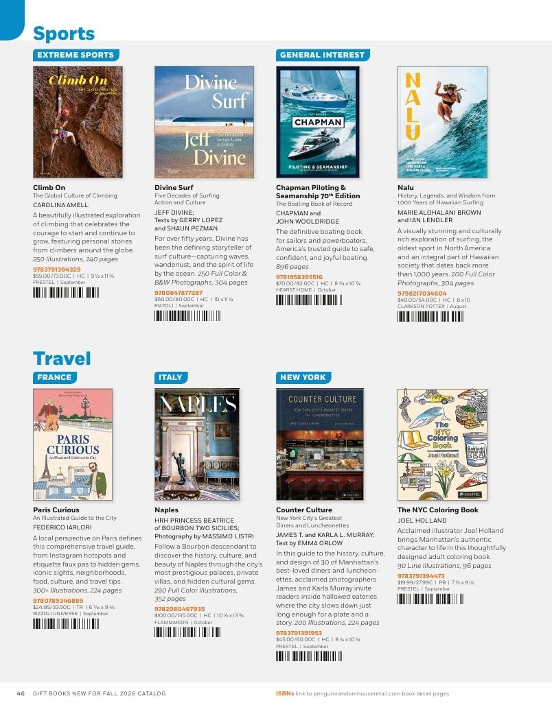 Penguin Random House Retail PRH Special Markets New for Fall 2026 Gift Books Catalog Weekly Ad January 1 - December 31, 2026