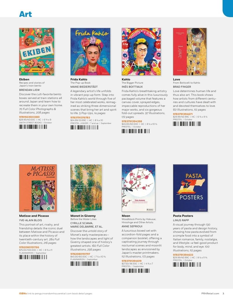 Penguin Random House Retail PRH Special Markets New for Fall 2026 Gift Books Catalog Weekly Ad January 1 - December 31, 2026
