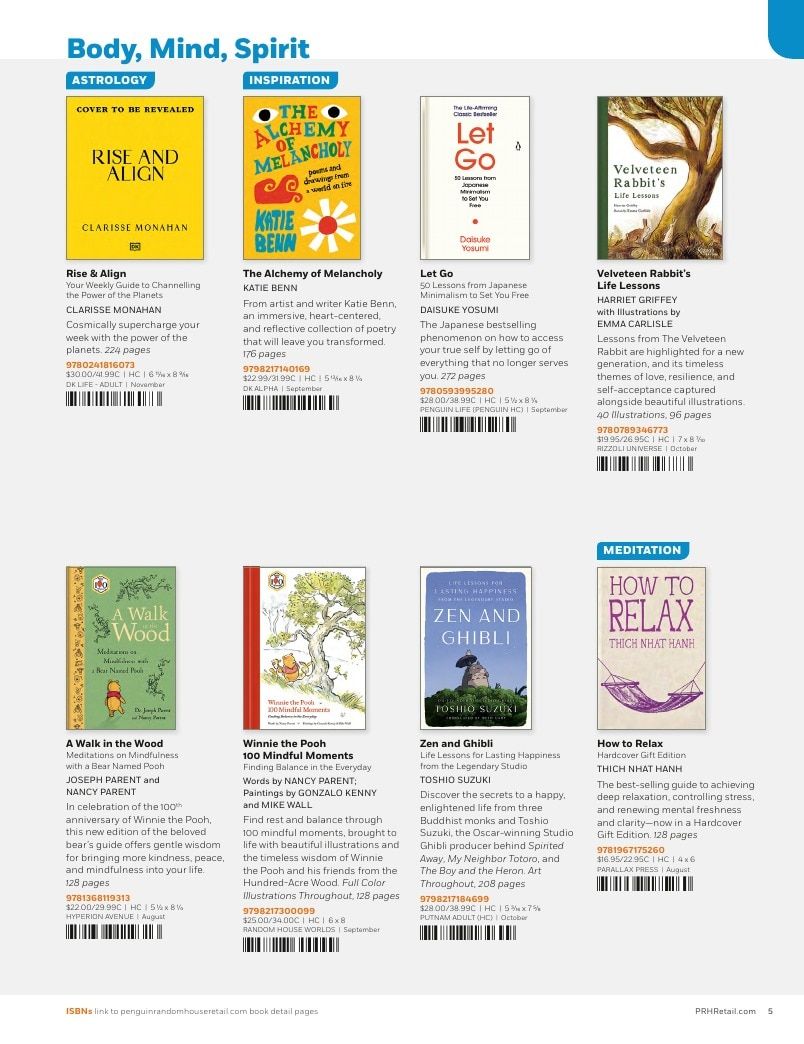 Penguin Random House Retail PRH Special Markets New for Fall 2026 Gift Books Catalog Weekly Ad January 1 - December 31, 2026