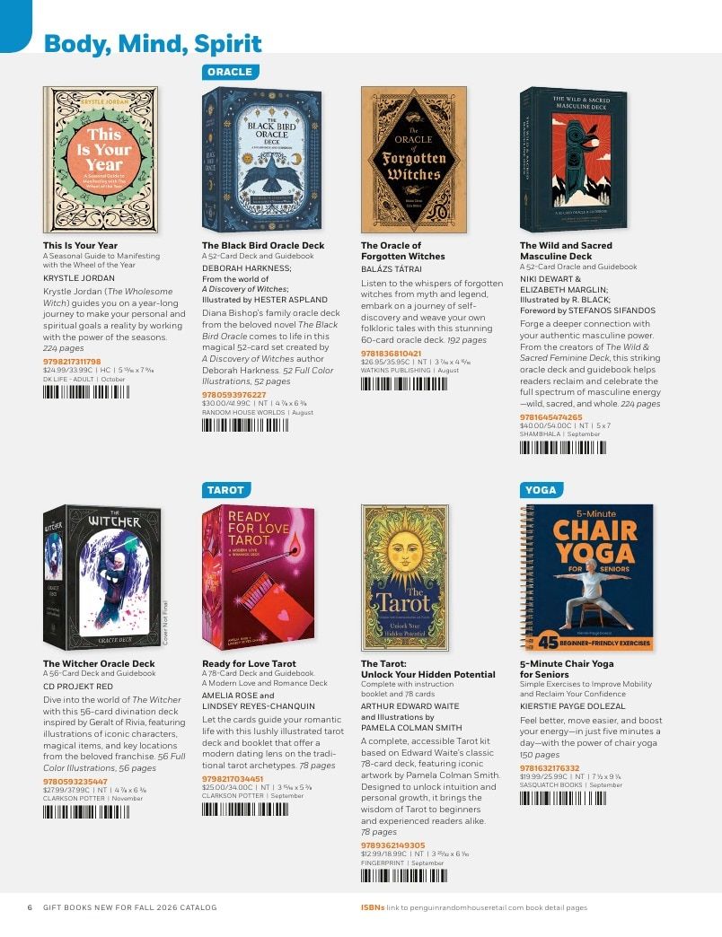 Penguin Random House Retail PRH Special Markets New for Fall 2026 Gift Books Catalog Weekly Ad January 1 - December 31, 2026