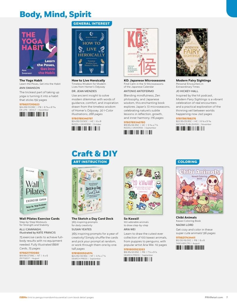 Penguin Random House Retail PRH Special Markets New for Fall 2026 Gift Books Catalog Weekly Ad January 1 - December 31, 2026