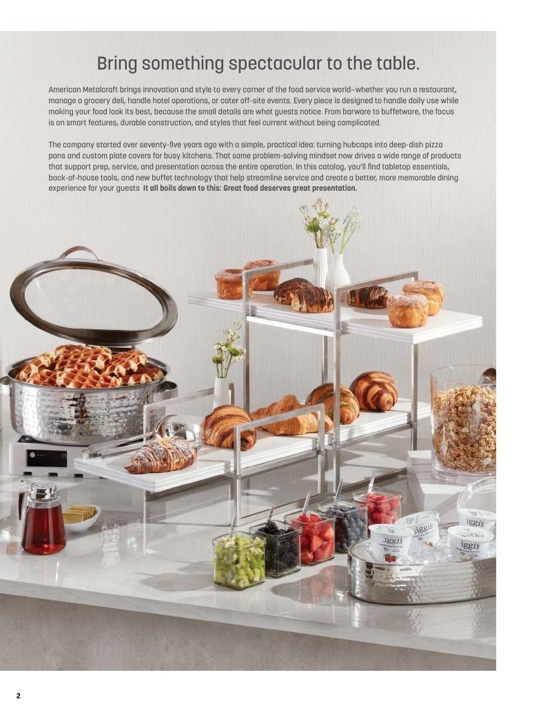 American Metalcraft Foodservice Catalog Weekly Ad January 1 - December 31, 2026