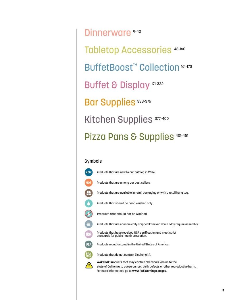 American Metalcraft Foodservice Catalog Weekly Ad January 1 - December 31, 2026