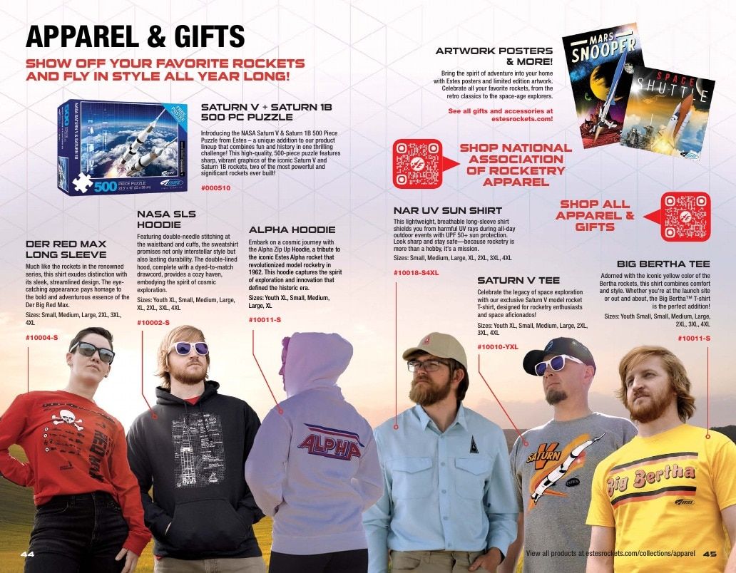 Estes Rockets Model Rocket Catalog Weekly Ad January 1 - December 31, 2026
