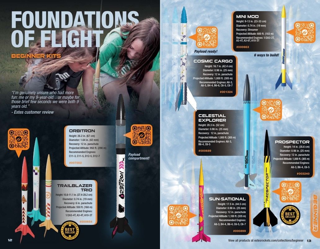 Estes Rockets Model Rocket Catalog Weekly Ad January 1 - December 31, 2026